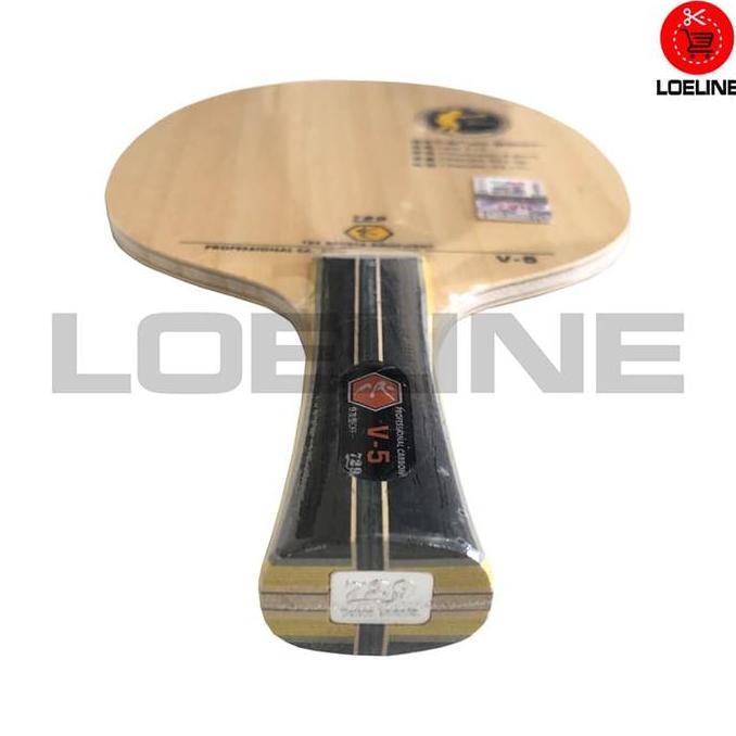 Kayu Bet Bat Pingpong Tenis Meja 729 V-5 Original Murah Bagus