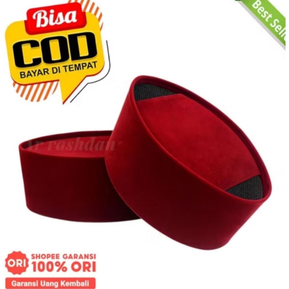 BESTPROMO (COD) PECI KOPIAH SONGKOK MERAH MAROON TINGGI 6 7 8 9 10 AC NON AC PRIA DEWASA ANAK LAKI-L