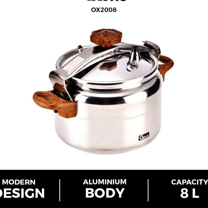 Panci Presto Oxone Ox 2008 8 Liter Alupress Oxone 2008 Pressure Cooker Panci Oxone Panci Alumunium