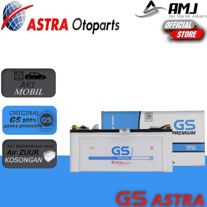 GS Premium Astra Aki Basah N150 / 145G51 - 150Ah