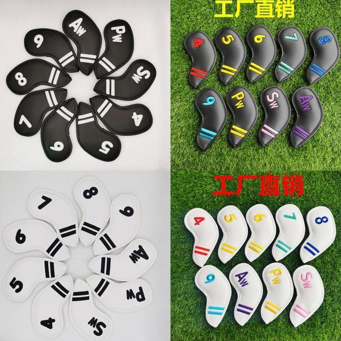 Iron Set Head Cover Golf Iron Stick Sarung Penutup Stick Golf Club Iron