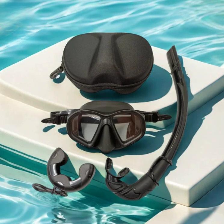 Masker Freedive Kacamata Low Volume Mask Panah Ikan Selam Spearfishing Freediving Snorkeling Free Di