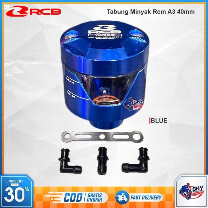 Tabung Minyak Rem RCB A3 40 ml CNC Depan / Belakang Orinal