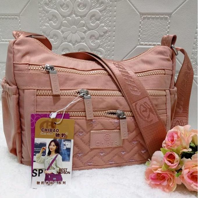 TAS SELEMPANG WANITA CHIBAO 7133-AB Kanvas