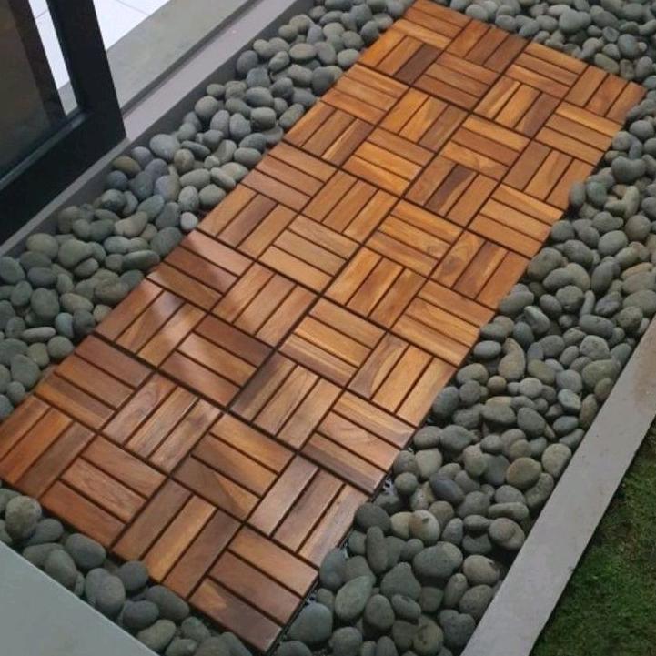 Lantai Kayu Jati / Flooring Deck / Decking Tile
