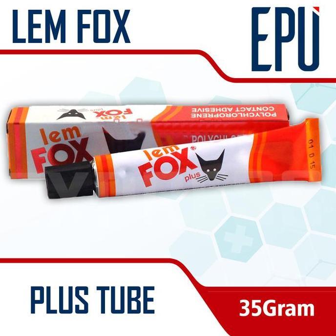 Lem Fox Plus Tube 20 Gram Lem Kuning Fox 20 Gr Lem Serbaguna