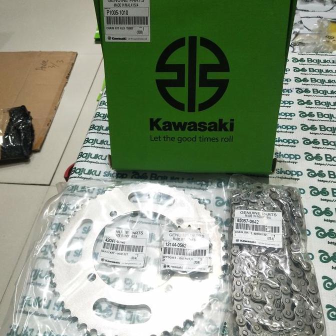 gir set gearset kawasaki klx BF 150 orinal kawasaki kmi