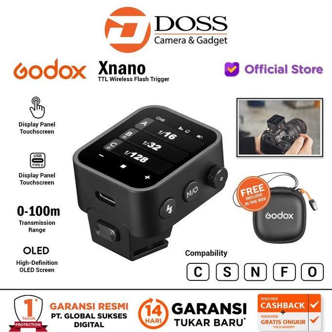 Godox X3 Trigger Touchscreen TTL Wireless Flash Trigger Godox X 3