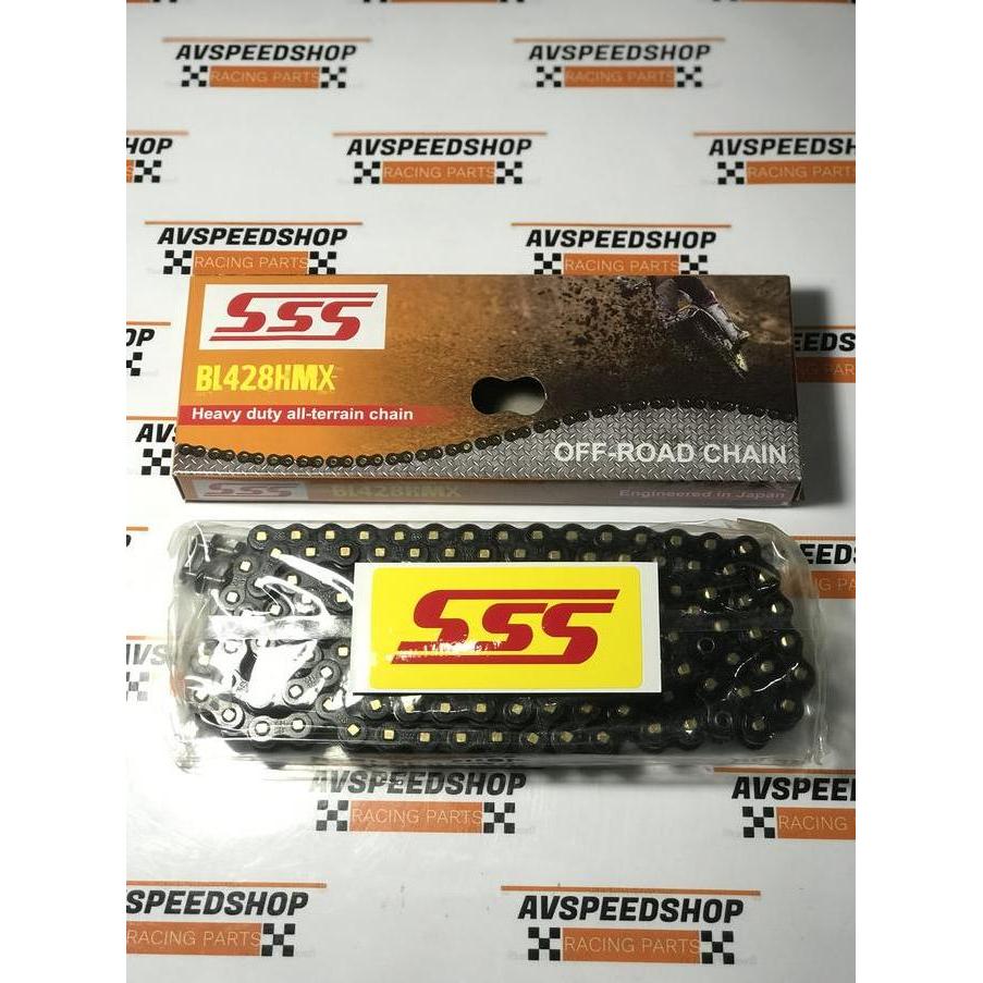 RANTAI MOTOR SSS 428 HMX WARNA HITAM