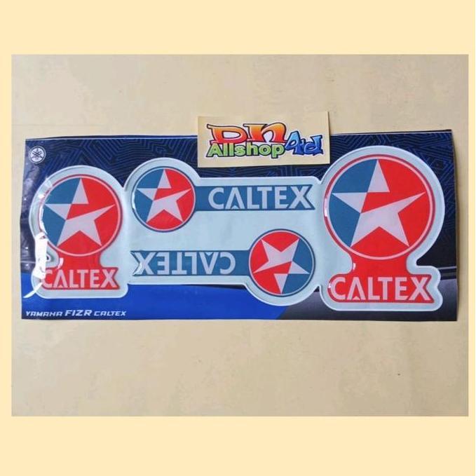 Stiker Emblem FIZR Caltex Timbul 3d untuk kendaraan Motor - Motorcycle Sporty