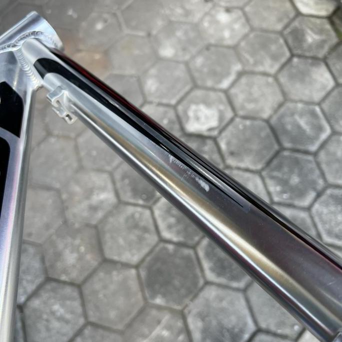 Frame Sepeda Mtb Gt Allumunium Alloy Silver 26 Taiwan Avalanche