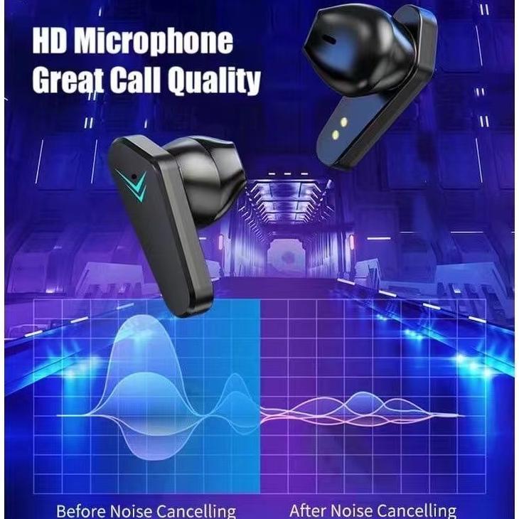 New Product Jovitech Headset Bluetooth Gaming Tws X15 Bluetooth V5.2 Led Smart Display Headset Nirka