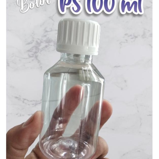 Boto Ps 100 Ml Bening Dan Putih Susu / Botol Untuk Madu - Isi 50 Pcs / Botol