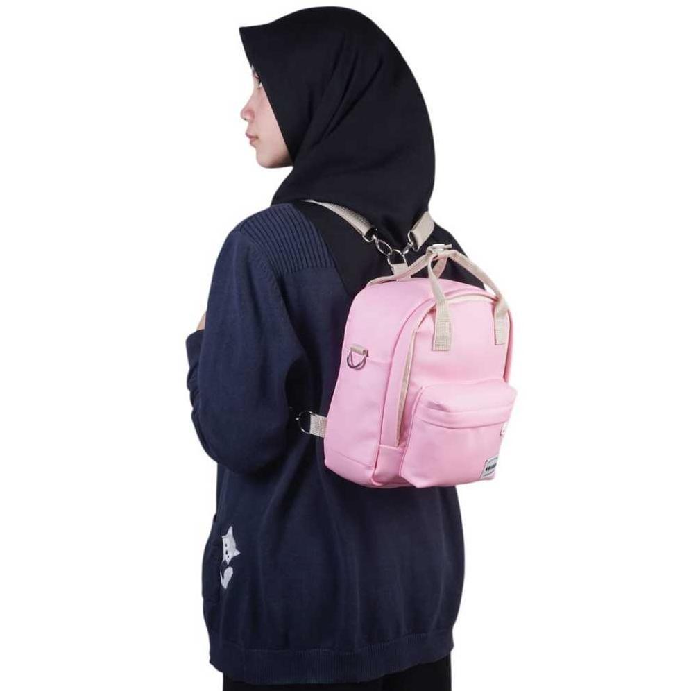diskon 491zas candy mini backpack 3 in 1 - 491zas tas mini selempang ransel wanita serbaguna
