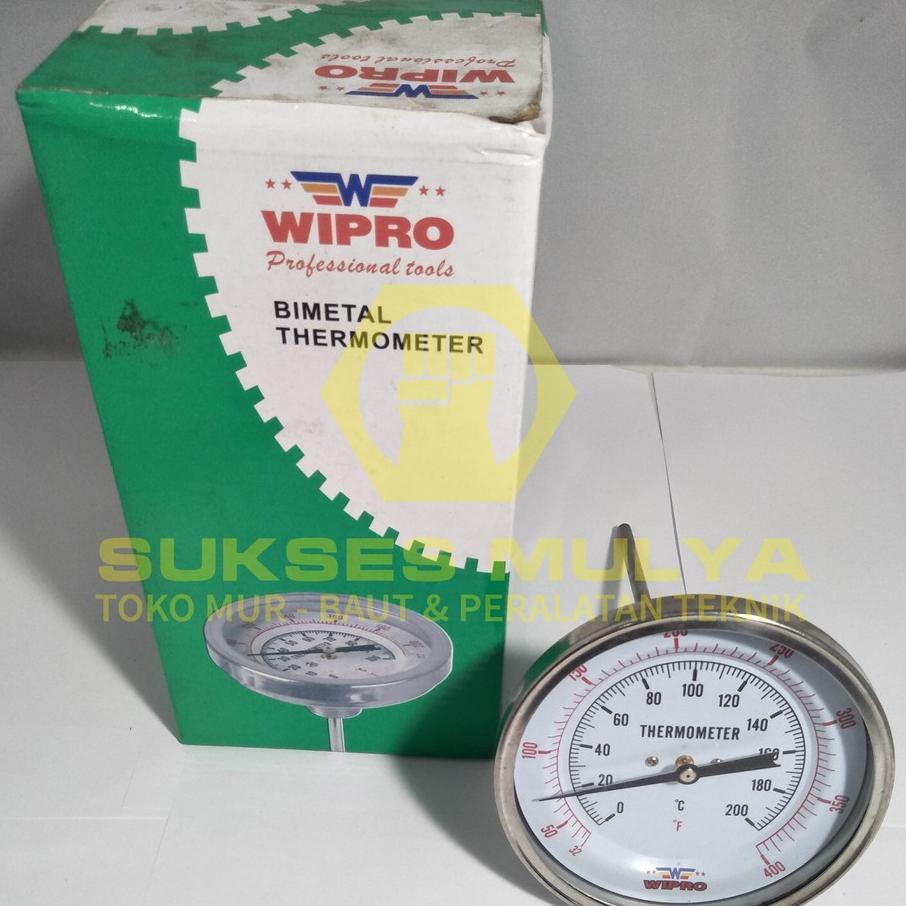 Termometer / Thermometer Payung Bimetal Thermometer 3" Wipro
