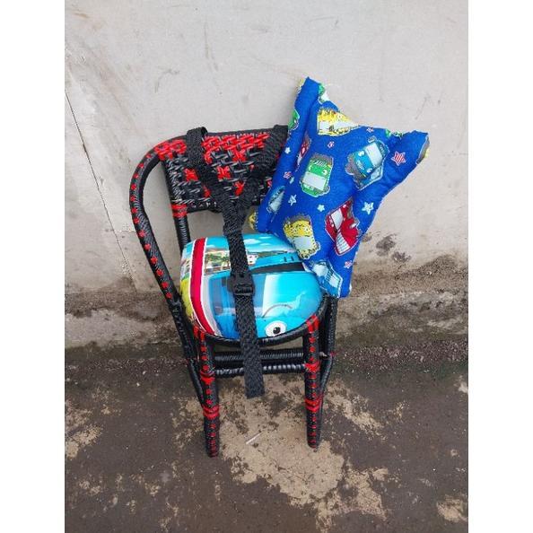 .Boncengan Anak 3 In 1 Free Bantal Dudukan Motor Khusus Motor Bebek Terbuat Dari Rotan Pilihan Nyama