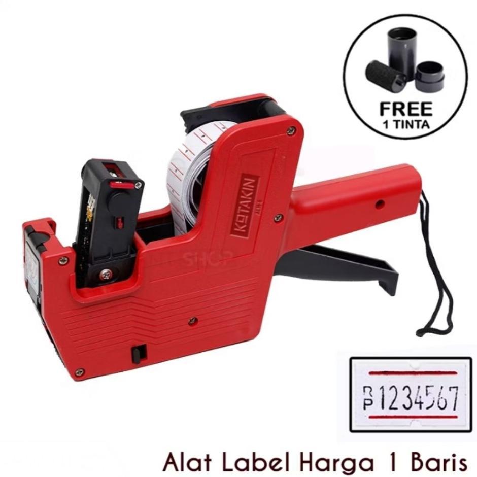 Alat Label Harga 1 Baris Mesin Tembak Stiker Harga  Expired Date Price Labeller 8 Digit