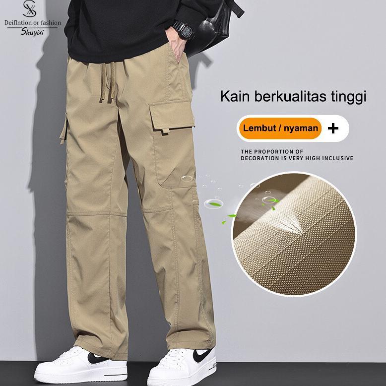 PROMO TERBARU SUYX CELANA PANJANG CARGO PRIA KOREAN STLYE CELANA OUTDOOR OVERSIZE CELANA PRIA CELANA