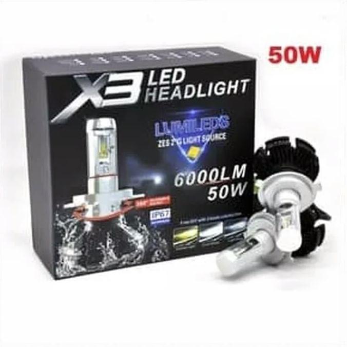 led headlamp lampu utama led h7 x3