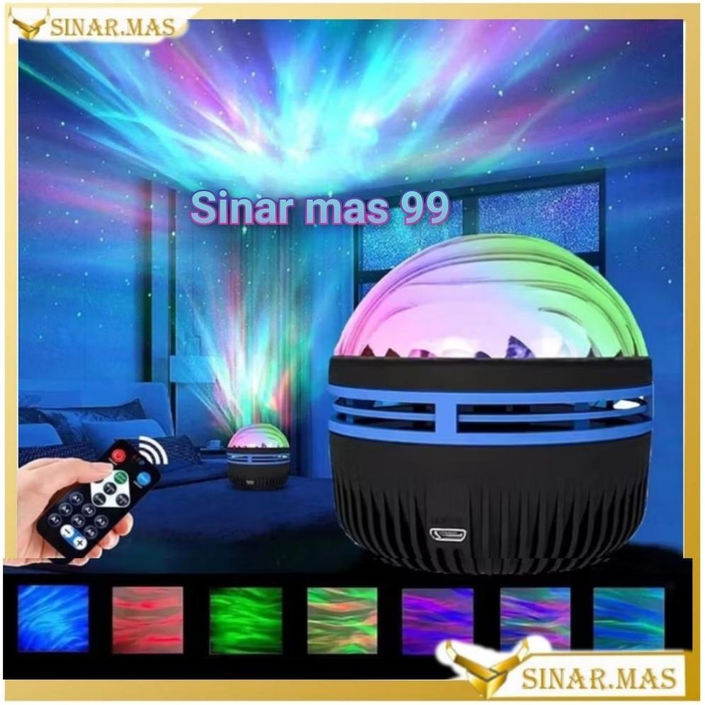 BESTPROMO LAMPU PROYEKTOR AURORA MINI LAMP LAMPU GALAKSI AURORA MINI LAMPU TIDUR AURORA Q6
