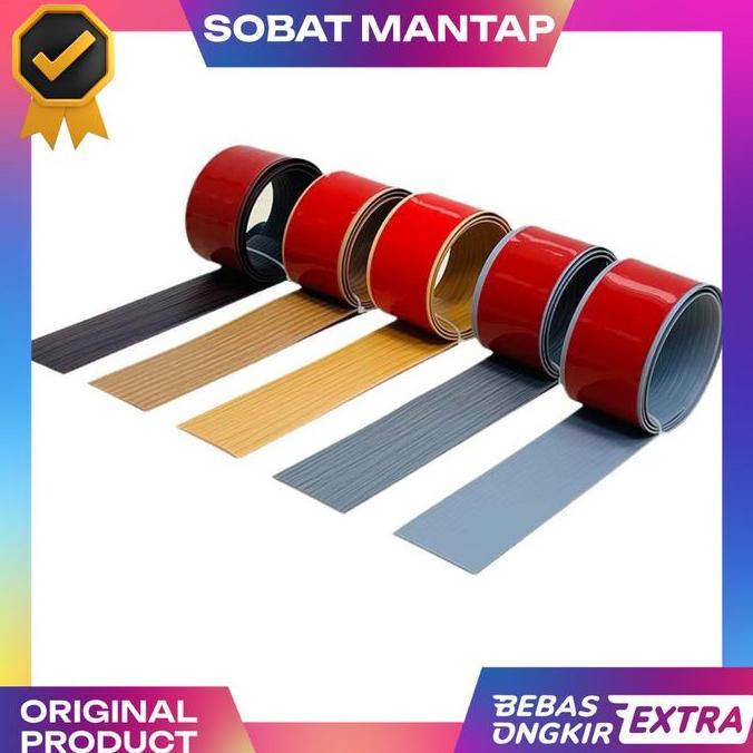 Lakban Tangga Anti Slip Tape Waterproof Flexible Lis Tangga Karet Step Nosing Pengaman Tangga Stiker