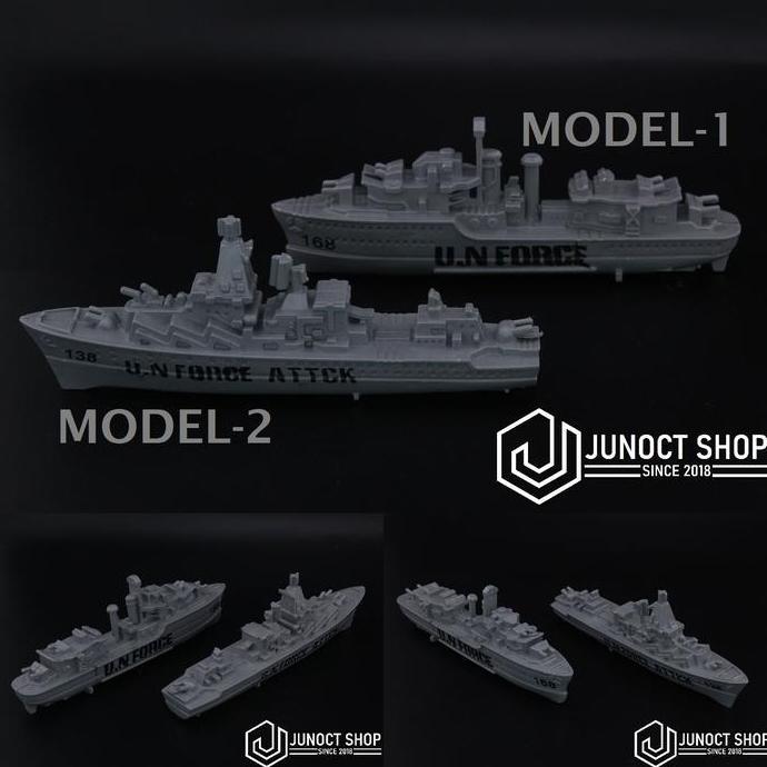 KAPAL LAUT PERANG MILITER PLASTIK - DIORAMA / MAKET / MINIATUR JUN27