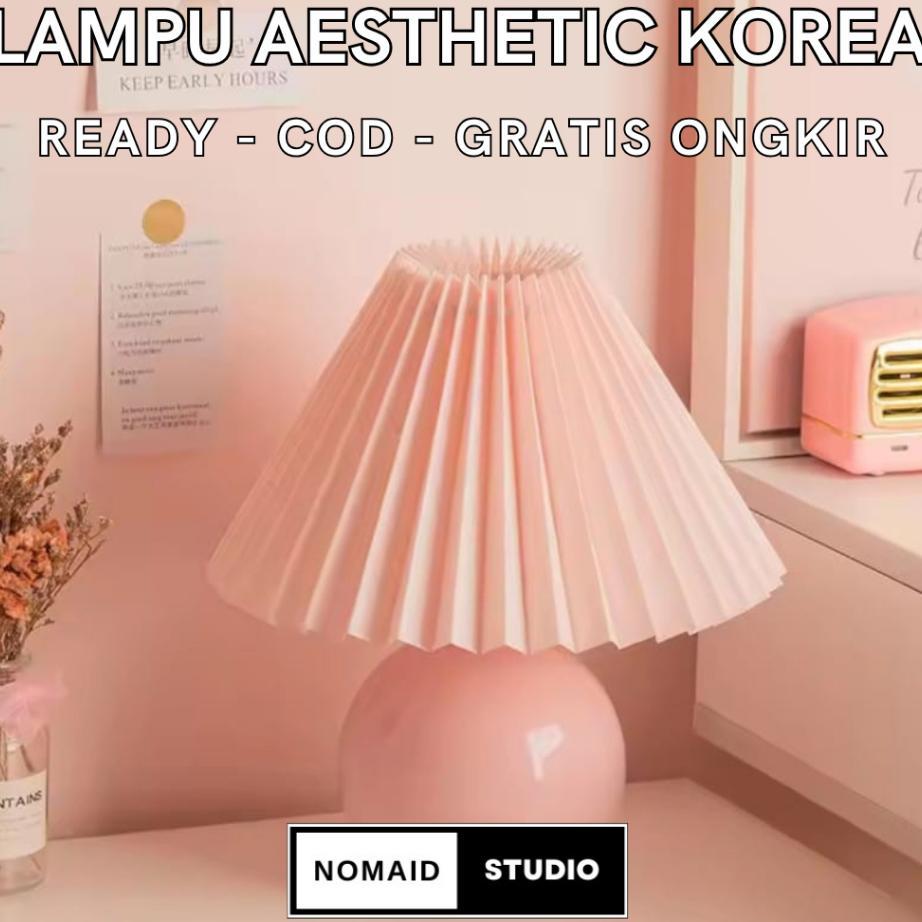 Nomaid.Id - Lampu Korea Aesthetic Ta216 - Lampu Vintage Classic - Lampu Meja Korean Aesthetic - Paja