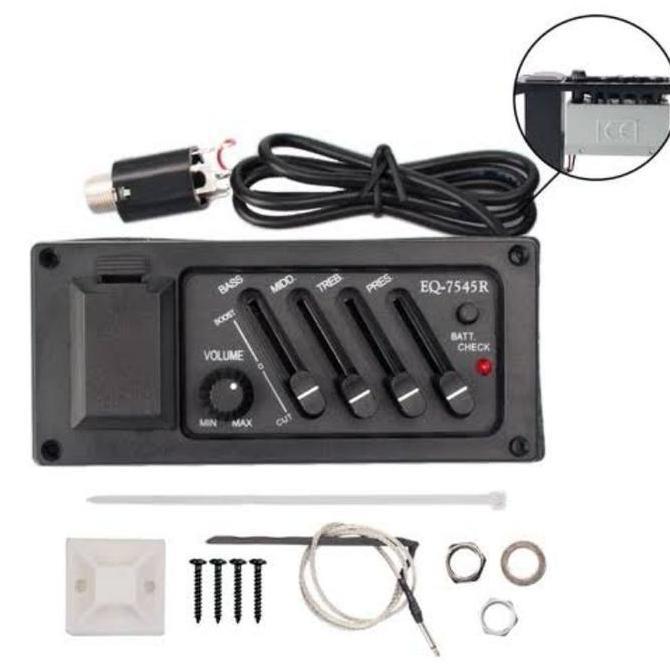 Equalizer Preamp 7545r Pickup Gitar [terbaik]