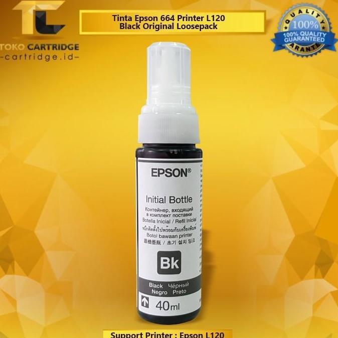 Impre- 1 Set Tinta Refill Printer Epson L120 664 Loosepack