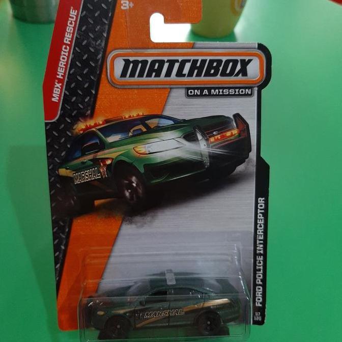 matchbox ford police interceptor on a mission