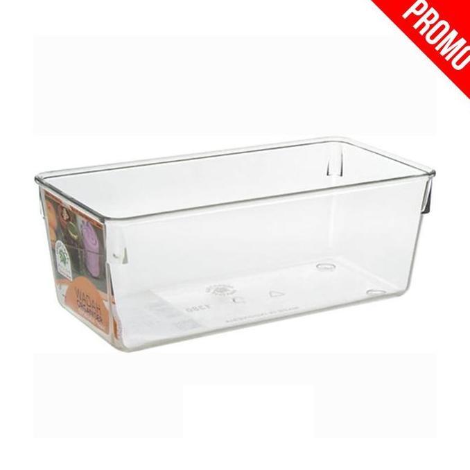 Pilihan - Green Leaf 1380 Storage Tray Wadah Serbaguna Transparan Acrilic G