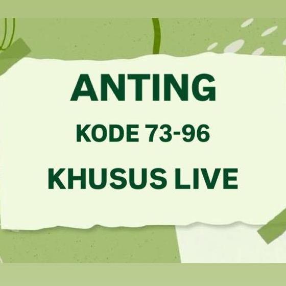 New - Etalase Anting Khusus Live