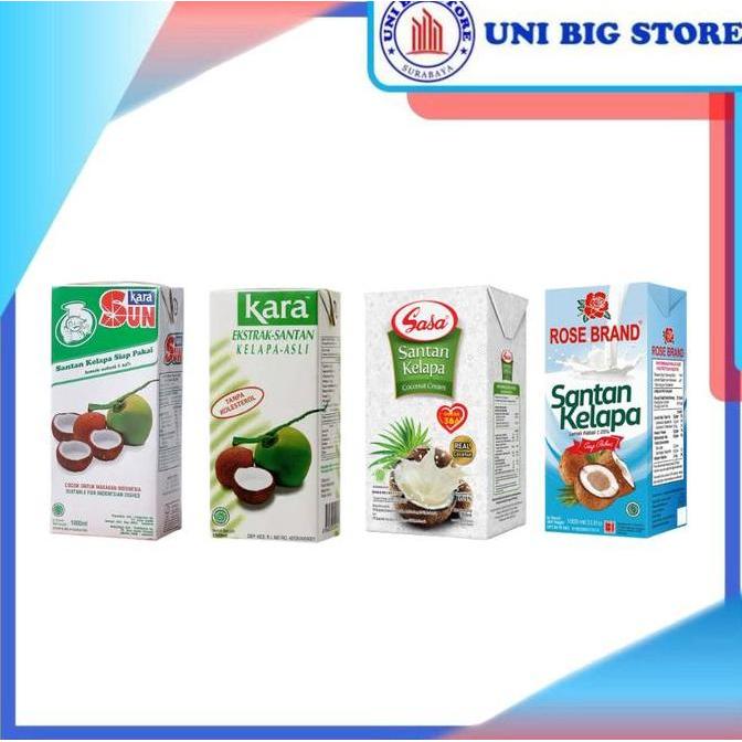 Pilihan - Sun Kara Santan Cair Kelapa 1 Liter Siap Pakai 1000 Ml Sasa