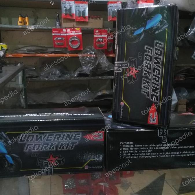 lowering fork kit xmax