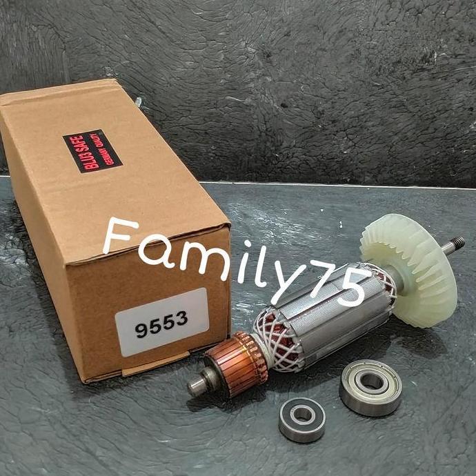 ARMATURE ANGKER GERINDA MAKITA 9553B ANGKER GERINDA 9553 B 9554 MAKITA ASLI