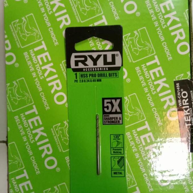 MATA BOR BESI HSS PRO 2 MM TEKIRO RYU TERMURAH