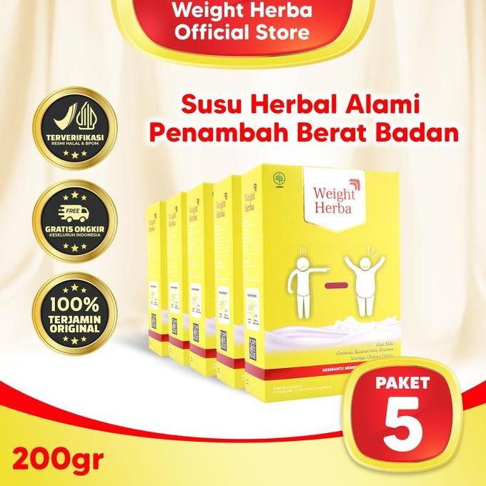 Susu Penambah Berat Badan Weight Herba Rendah Gula 100% Original