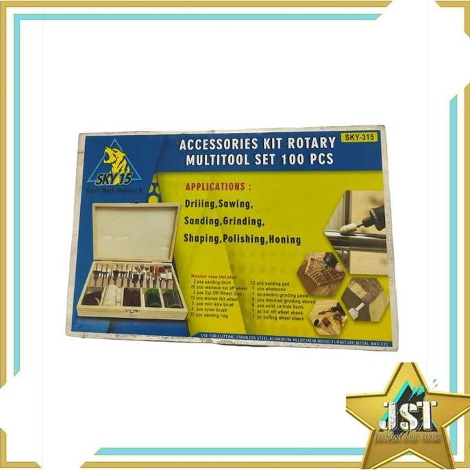 ACCESORIES MESIN TUNER MINI GRINDER GERINDA SET 100 PCS MULTITOOL KIT TERBAIK