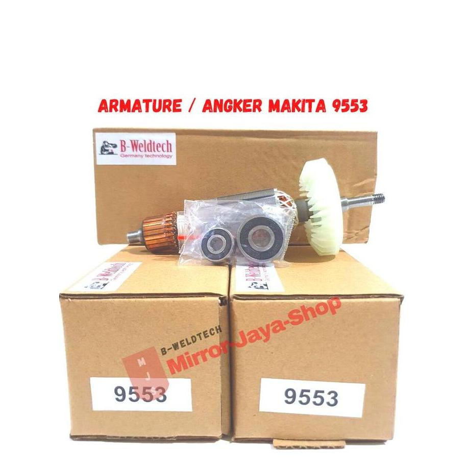 ANGKER GERINDA MAKITA 9553 | ARMATURE / ANGKER MAKITA 9553 B-WELDTECH TERBARU