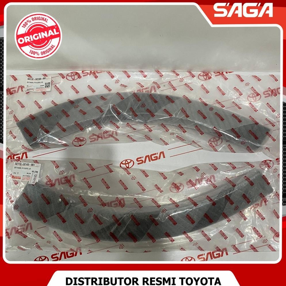 Saga | Moulding Extension Bumper Depan Kanan Kiri Terios Rush All New Ori 52112-Bz120-001/52113-Bz10