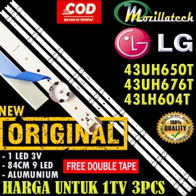 BACKLIGHT LG 43UH650T 43UH676T 43UH604T LAMPU LED BACKLIGHT LG 43UH