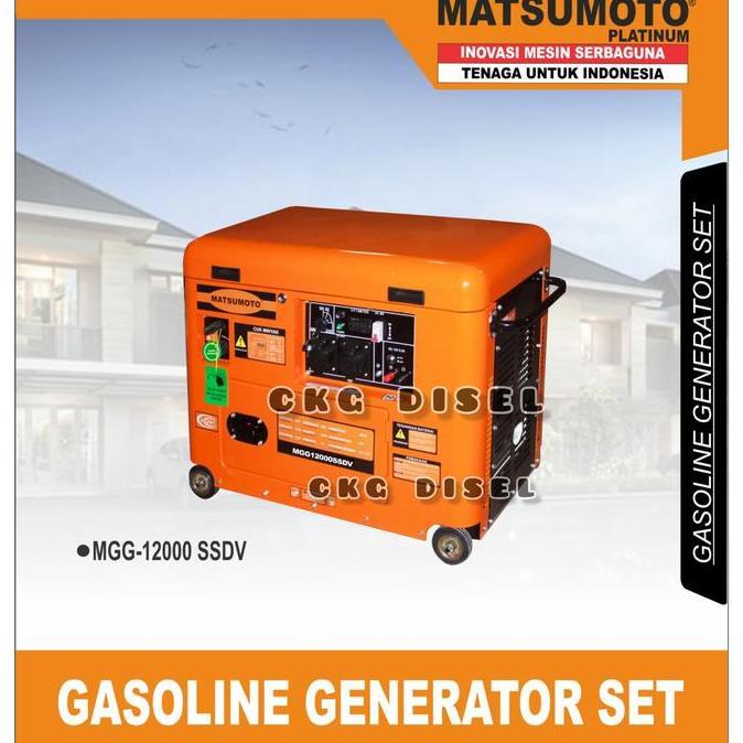 Matsumoto Genset Bensin 10.500 Watt Generator Listrik 10Kw Terbaik