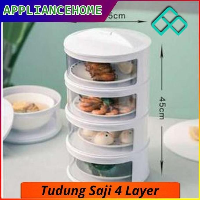 TUDUNG SAJI 4 TINGKAT FOOD COVER 4 LAYER