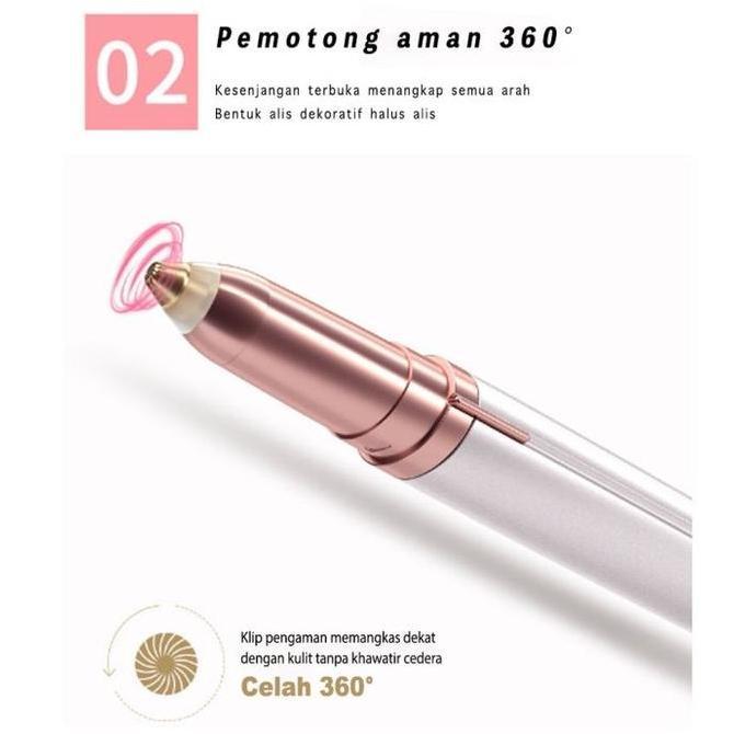 SENNASENDADI - ALAT CUKUR ALIS ELEKTRIK RECHARGES + USB PENCUKUR BULU GUARD WING PORTABLE | ALAT CUK
