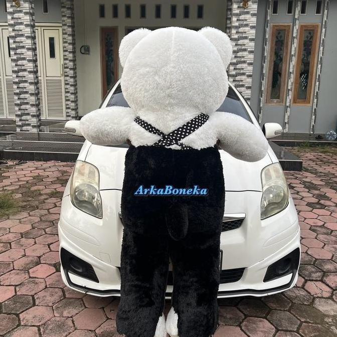 Purnama_Dindaa - Boneka Bear Jojon Hitam Putih 1.5Meter Dolls