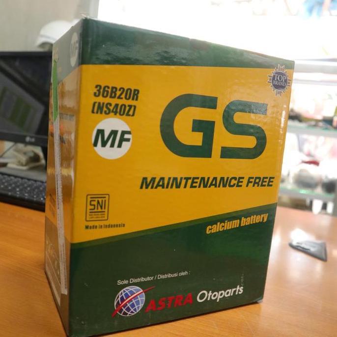 Aki Mobil GS ASTRA MF NS40Z 36B20R Accu Aki Kering 35Ah 12V