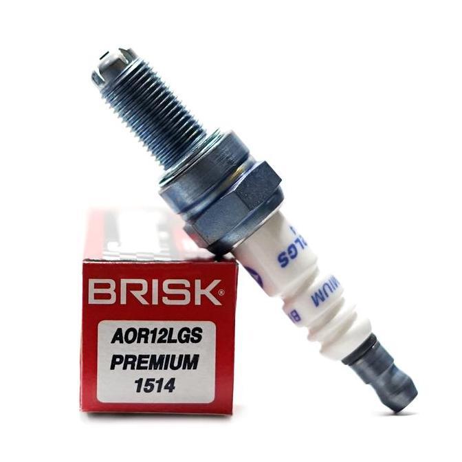 Busi BRISK Premium LGS AOR12LGS untuk Motor Honda Vario 125
