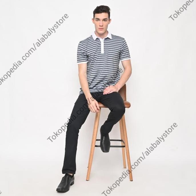 Rotaribig- Ping Golf Harris Stripe Polo - Baju Golf Pria Branded