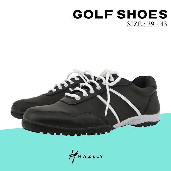 Rotaribig- Sepatu Golf Kulit / Sepatu Golf Pria / Sepatu Golf - Hitam