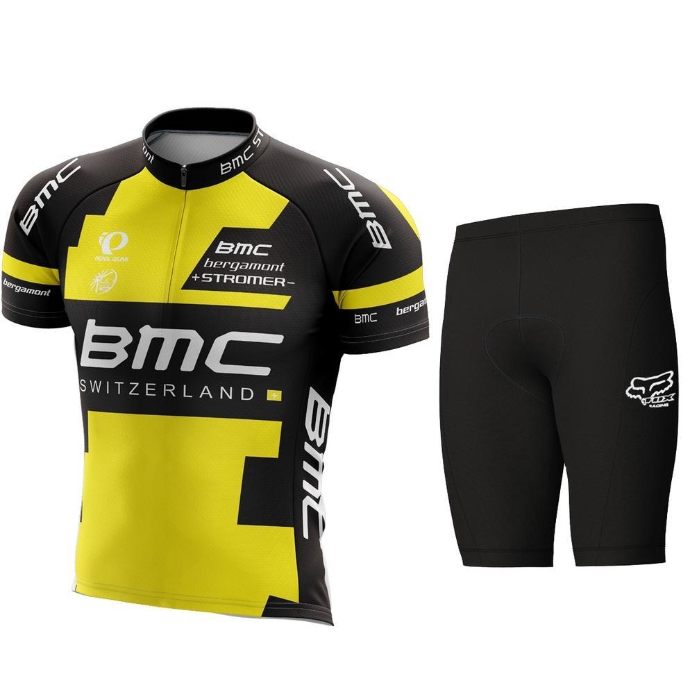 TERBARU Setelan Kaos Jersey Sepeda dan Celana Sepeda Set BMC MTB Roadbike Unisex